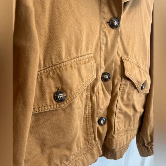 MADEWELL Bayview Balloon Sleeve Lightweight Jacket Size S - Picture 8 of 11